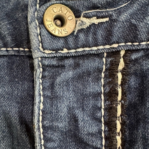 Cato Dark Blue Jean Shorts - Picture 3 of 4